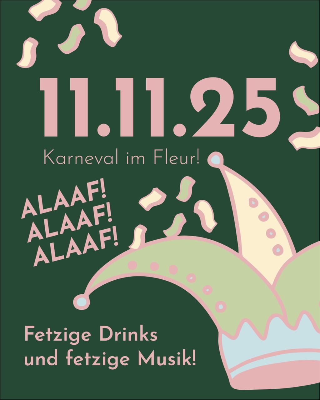11.11. – Karneval im Fleur!