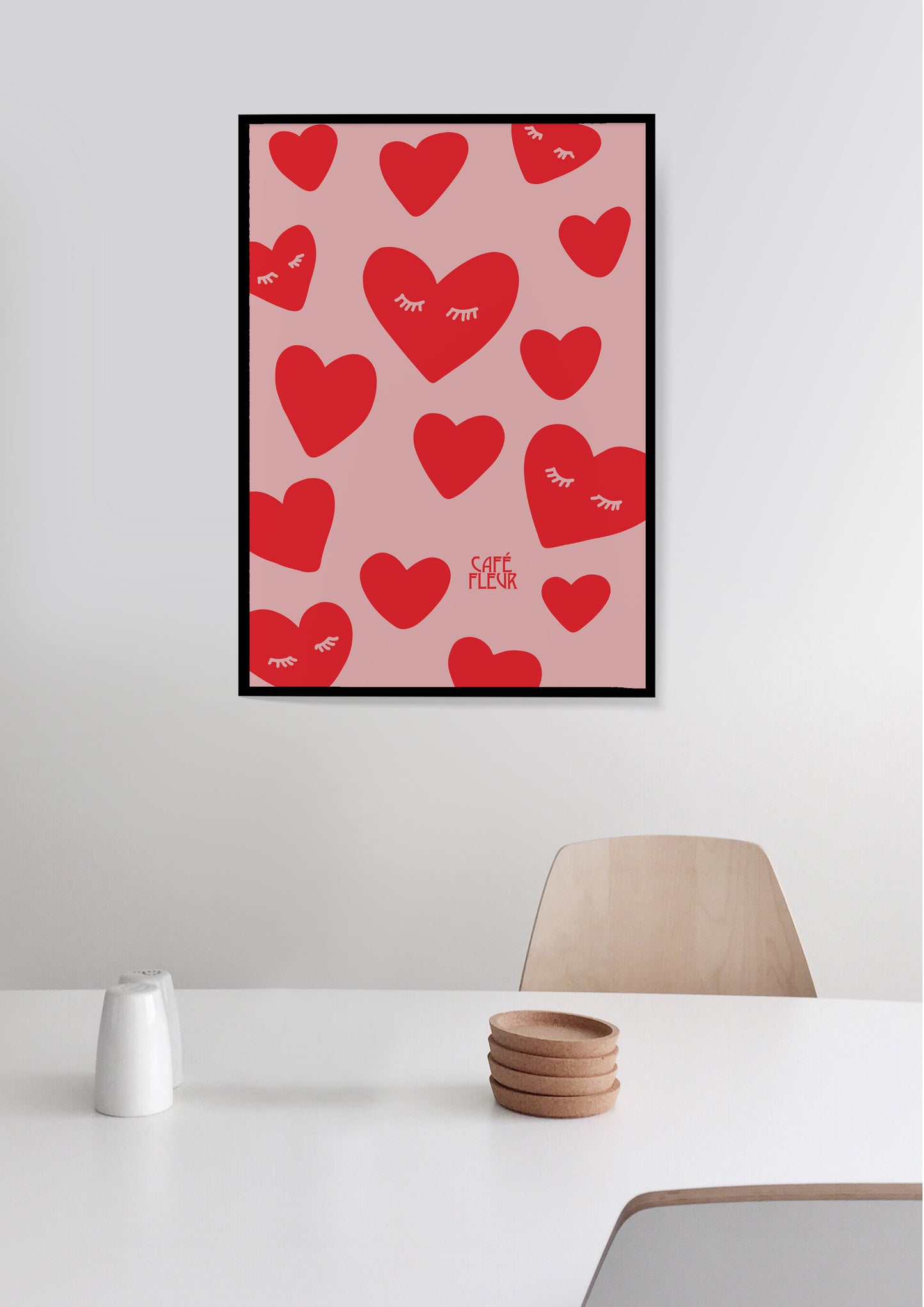 Art Print "Hearts" | Fred Nussbaum